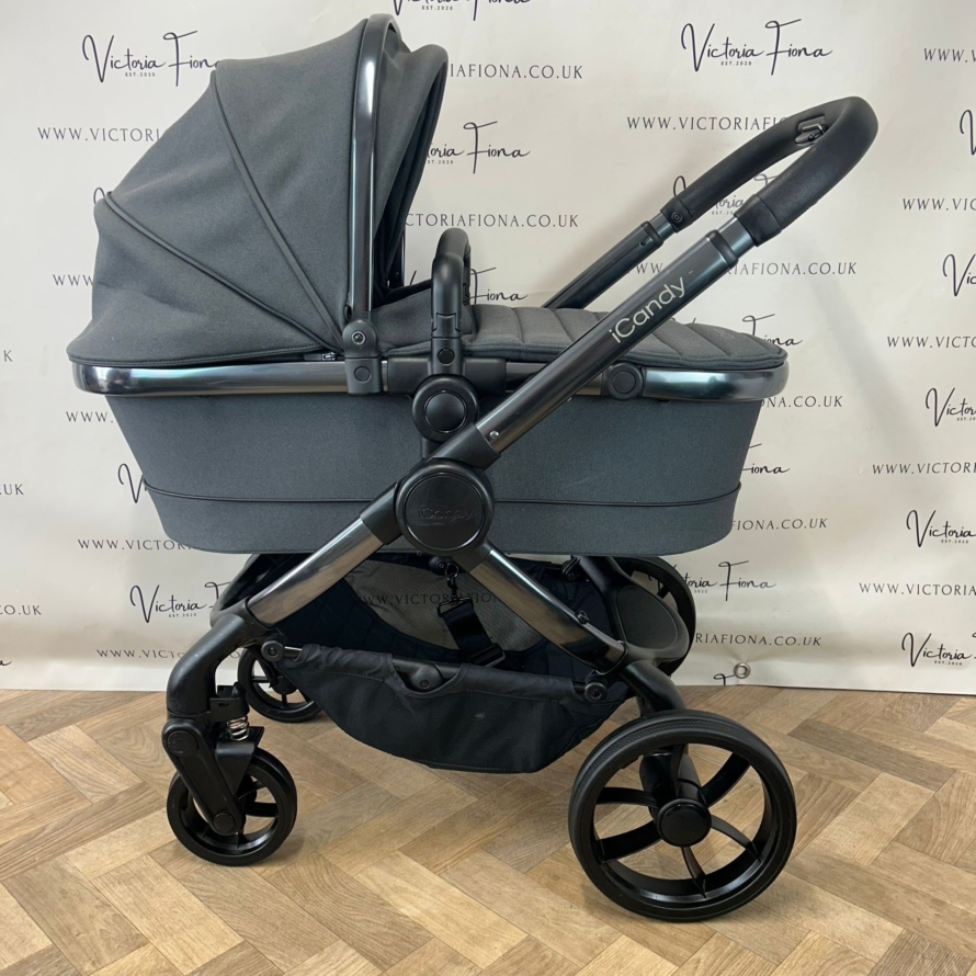 PRELOVED iCandy Peach 7 Pushchair with Maxi Cosi 360 Car Seat & Isofix - DARK GREY RRP£1983 - Image 2