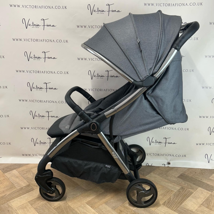 PRELOVED egg® Z Stroller Chassis - QUARTZ GREY RRP£399 - Image 5