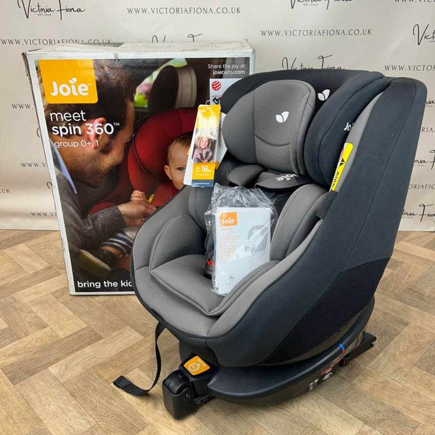 NEW Joie Spin 360 Group 0+/1 ISOFIX Car Seat - Ember RRP£200