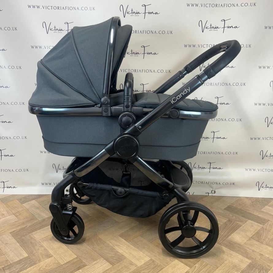 PRELOVED iCandy Peach 7 Pushchair with accessories - DARK GREY RRP£1543 - Image 5