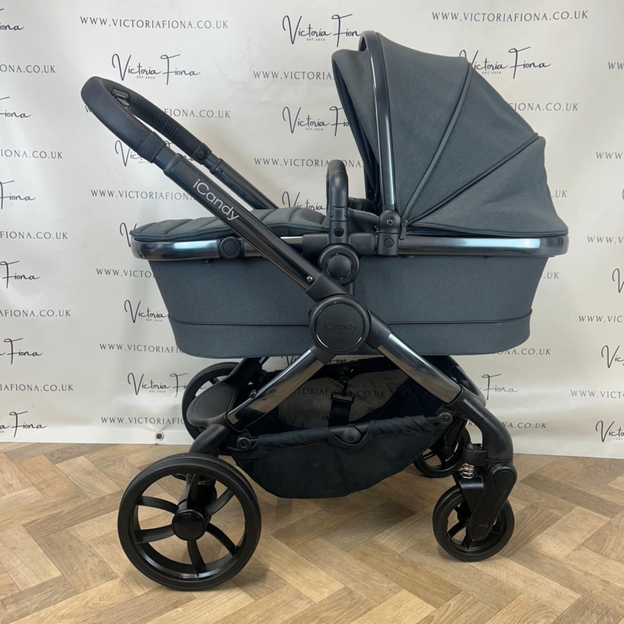 PRELOVED iCandy Peach 7 Pushchair with accessories - DARK GREY RRP£1543 - Image 3