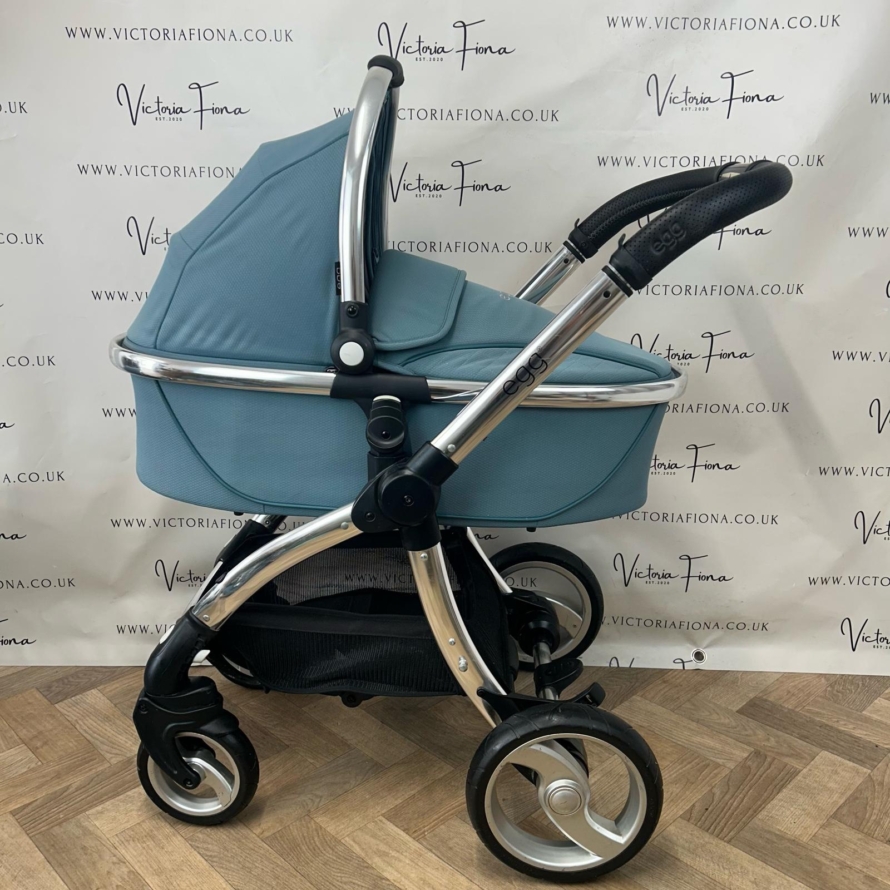 PRELOVED Babystyle Egg Pushchair & Carrycot - Cool Mist Blue 🩵 - Image 2