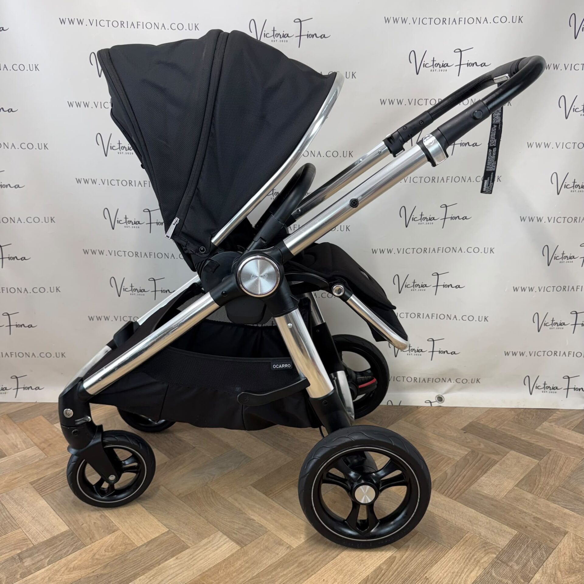 PRELOVED Mamas & Papas Ocarro Pushchair - Black & Chrome - Image 6