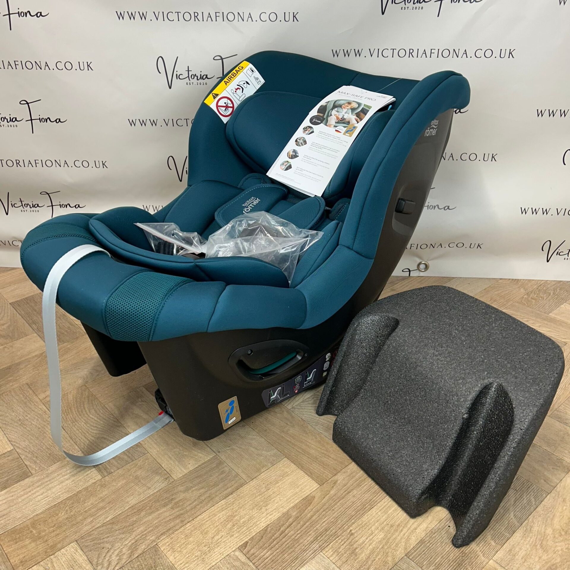 NEW Britax Max Safe Pro Group 1 2 Car Seat with Extender Wedge Atlantic Green RRP 424