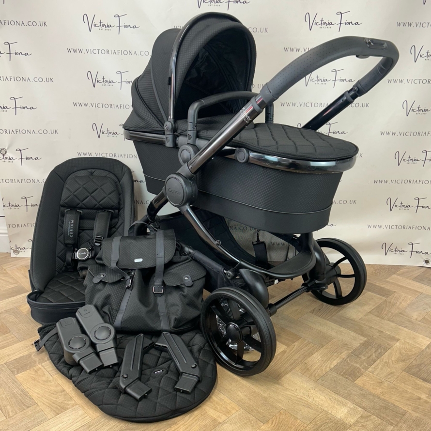 PRELOVED iCandy Peach 7 Pushchair with accessories - CERIUM BLACK
