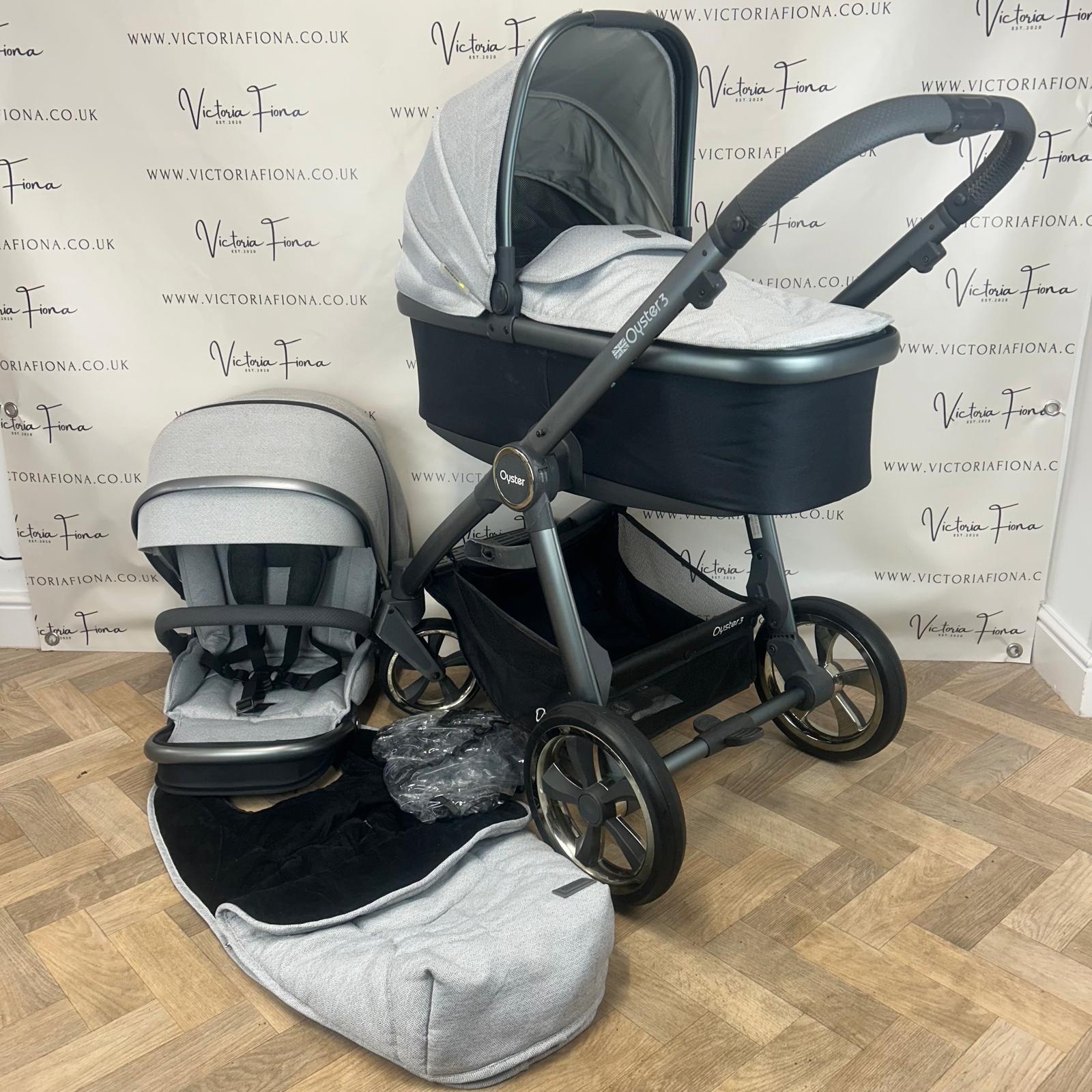 PRELOVED Babystyle Oyster 3 Pushchair Carrycot Tonic Victoria Fiona