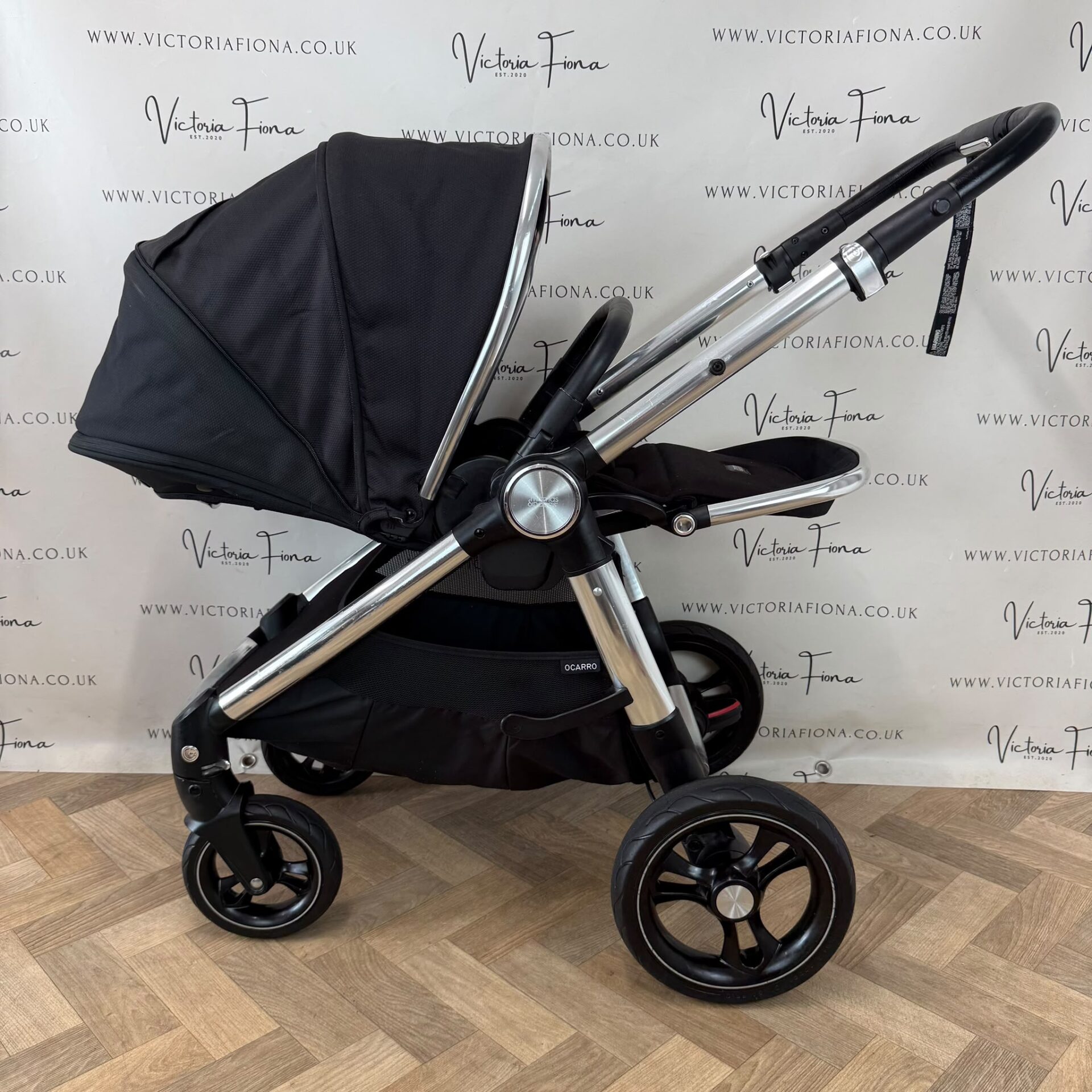 PRELOVED Mamas & Papas Ocarro Pushchair - Black & Chrome - Image 8