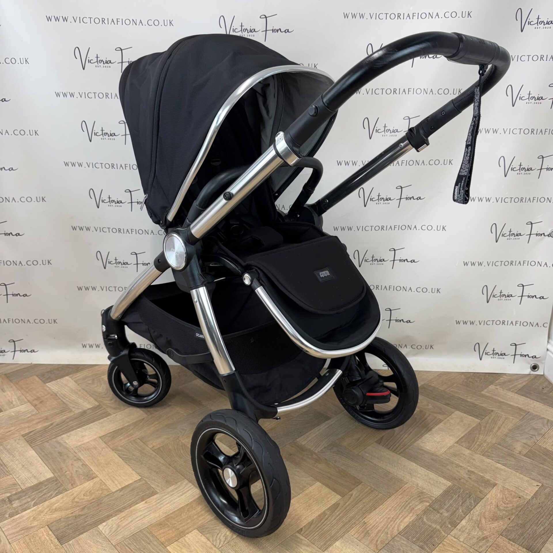 PRELOVED Mamas & Papas Ocarro Pushchair - Black & Chrome - Image 7