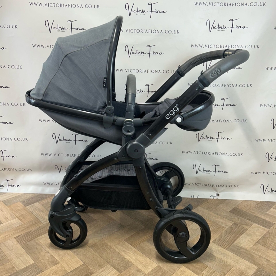 PRELOVED Babystyle Egg Pushchair & Carrycot - Quantum Grey 🩶 - Image 6