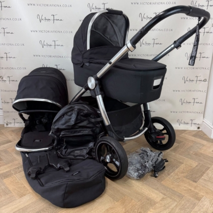PRELOVED Mamas & Papas Ocarro Pushchair - Black & Chrome