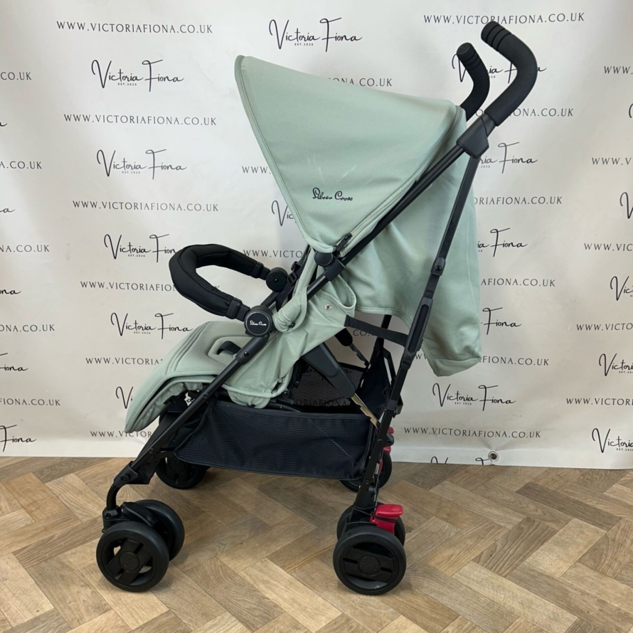 PRELOVED Silver Cross Pop Pushchair - Sage RRP£195 - Image 4