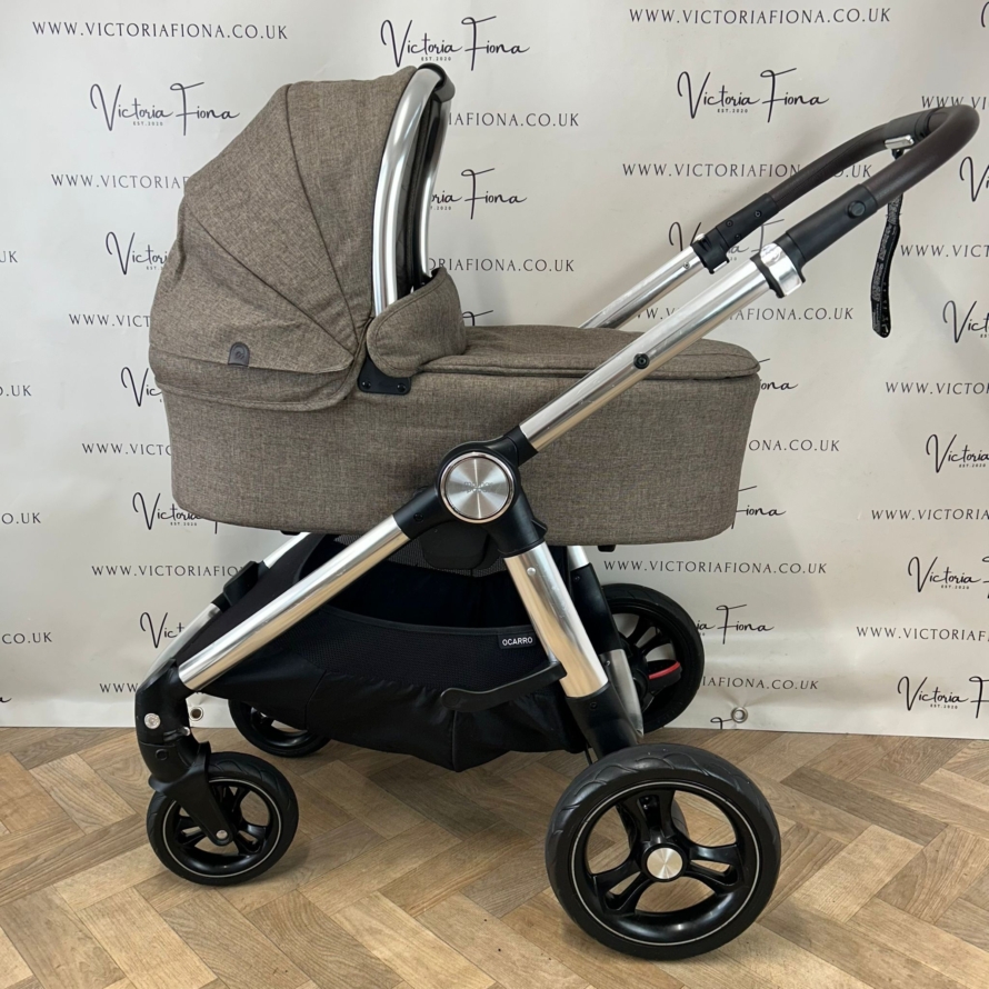 PRELOVED Mamas And Papas Ocarro Pushchair & Carrycot - Walnut Brown - Image 4