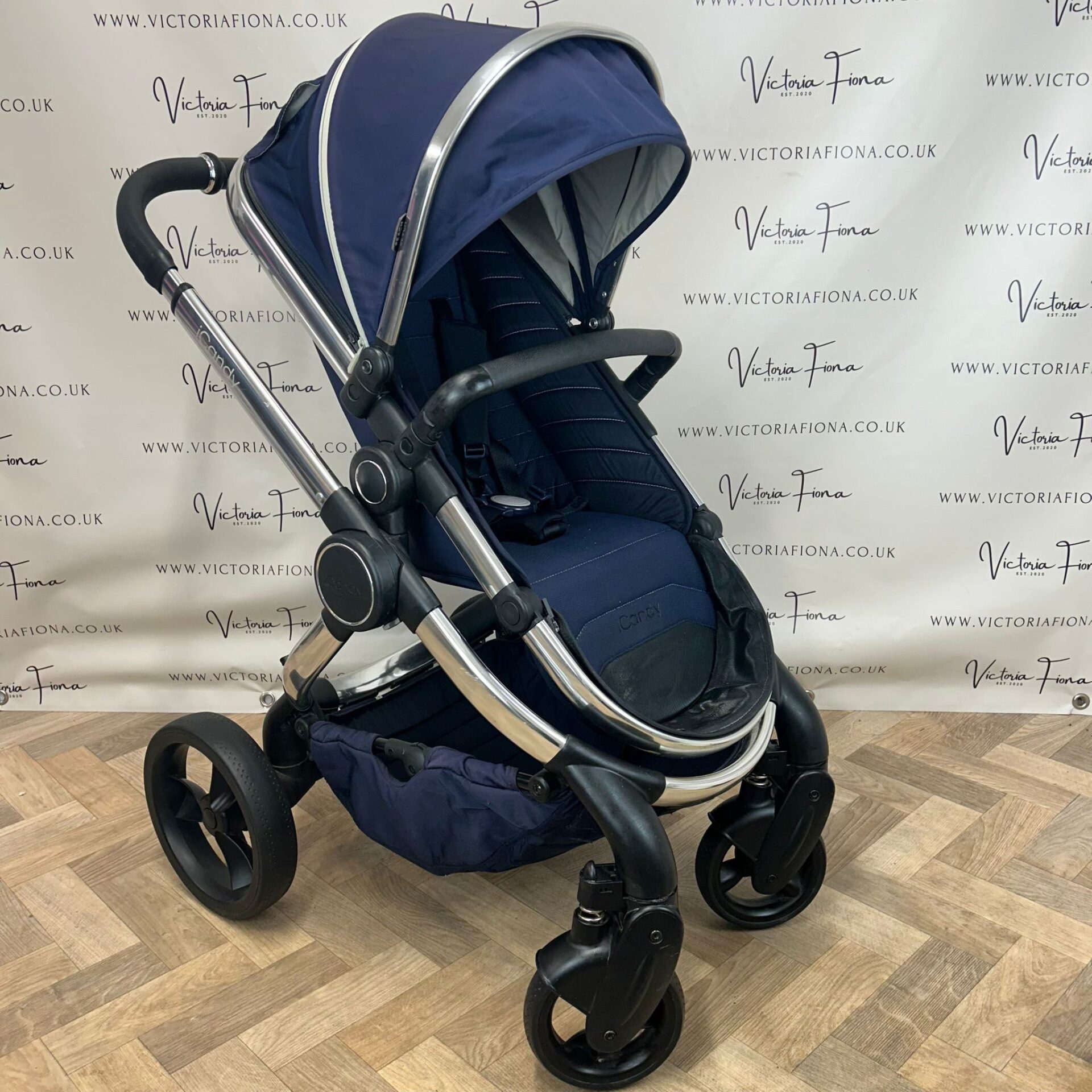 PRELOVED iCandy Peach 5 Pushchair Indigo Blue