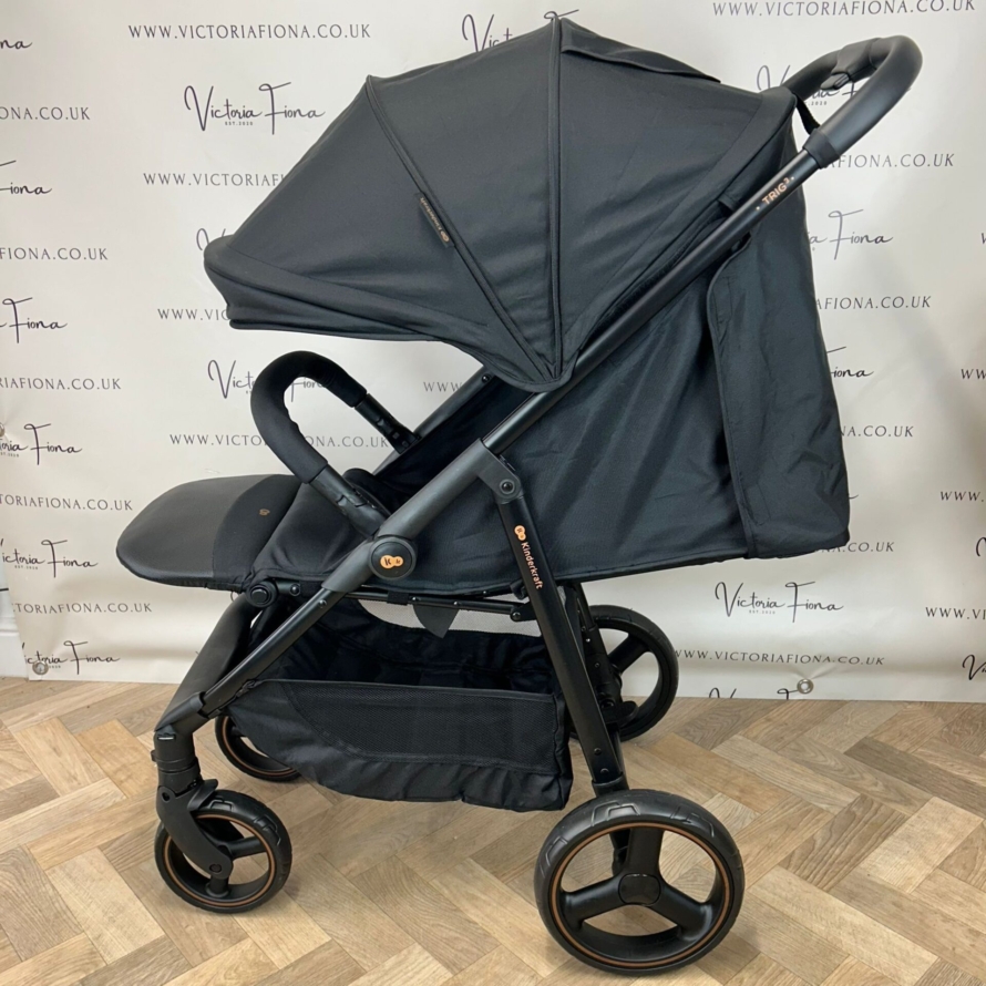 NEW Kinderkraft Trig 3 Pushchair - Onyx Black RRP£139 - Image 2