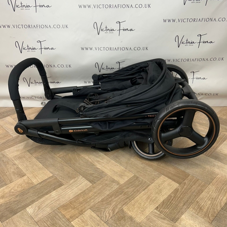 NEW Kinderkraft Trig 3 Pushchair - Onyx Black RRP£139 - Image 6