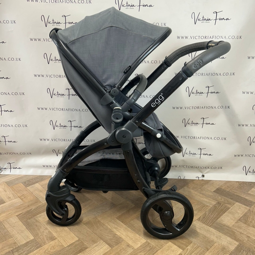 PRELOVED Babystyle Egg Pushchair & Carrycot - Quantum Grey 🩶 - Image 5