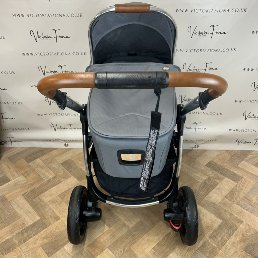 PRELOVED Mamas & Papas Ocarro Carrycot & Pushchair - Fossil Grey 🩶 - Image 3