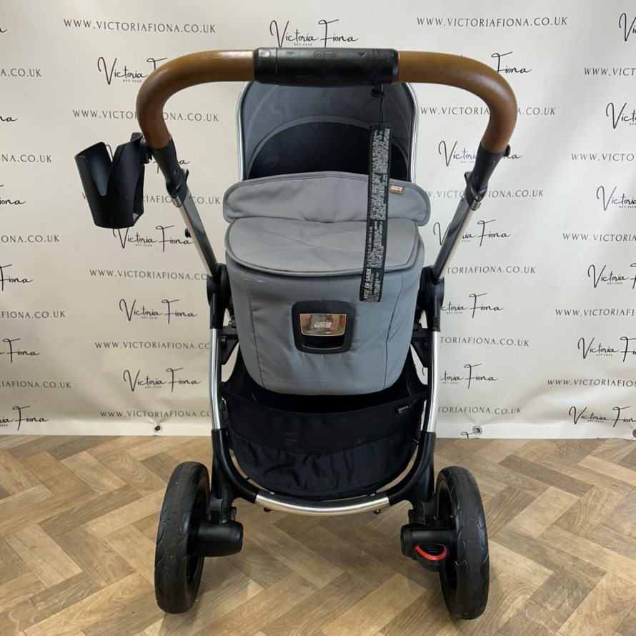 PRELOVED Mamas & Papas Ocarro Carrycot & Pushchair with Changing Bag - Fossil Grey 🩶 - Image 3