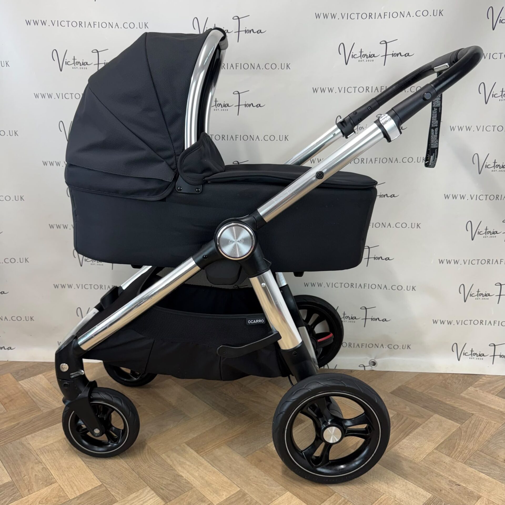 PRELOVED Mamas & Papas Ocarro Pushchair - Black & Chrome - Image 2