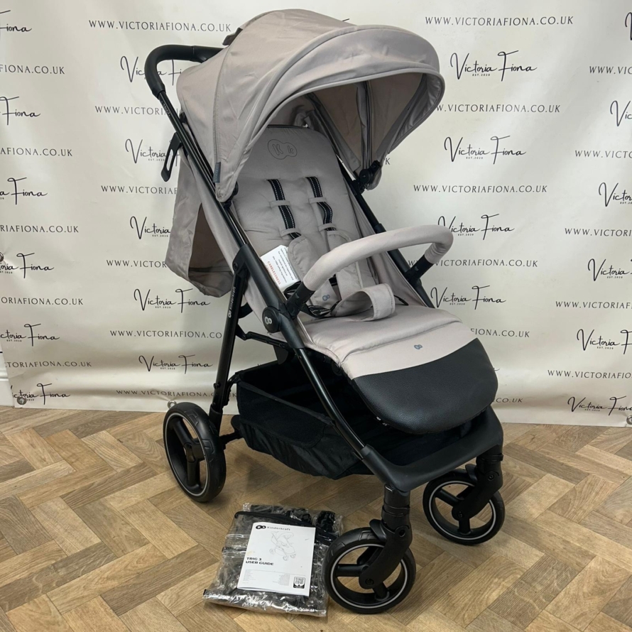 NEW Kinderkraft Trig 3 Pushchair - Beige RRP£139