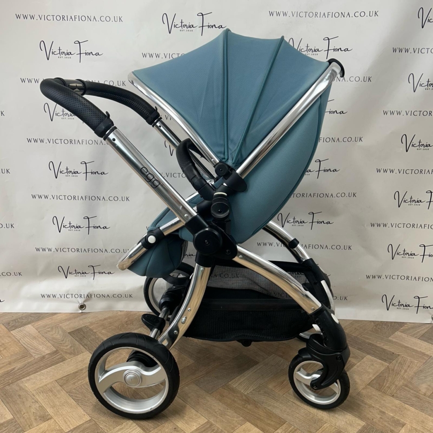 PRELOVED Babystyle Egg Pushchair & Carrycot - Cool Mist Blue 🩵 - Image 7