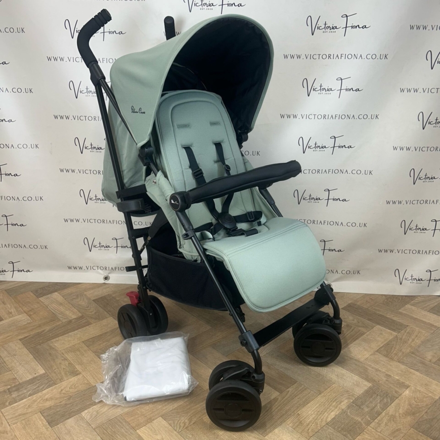 PRELOVED Silver Cross Pop Pushchair - Sage RRP£195