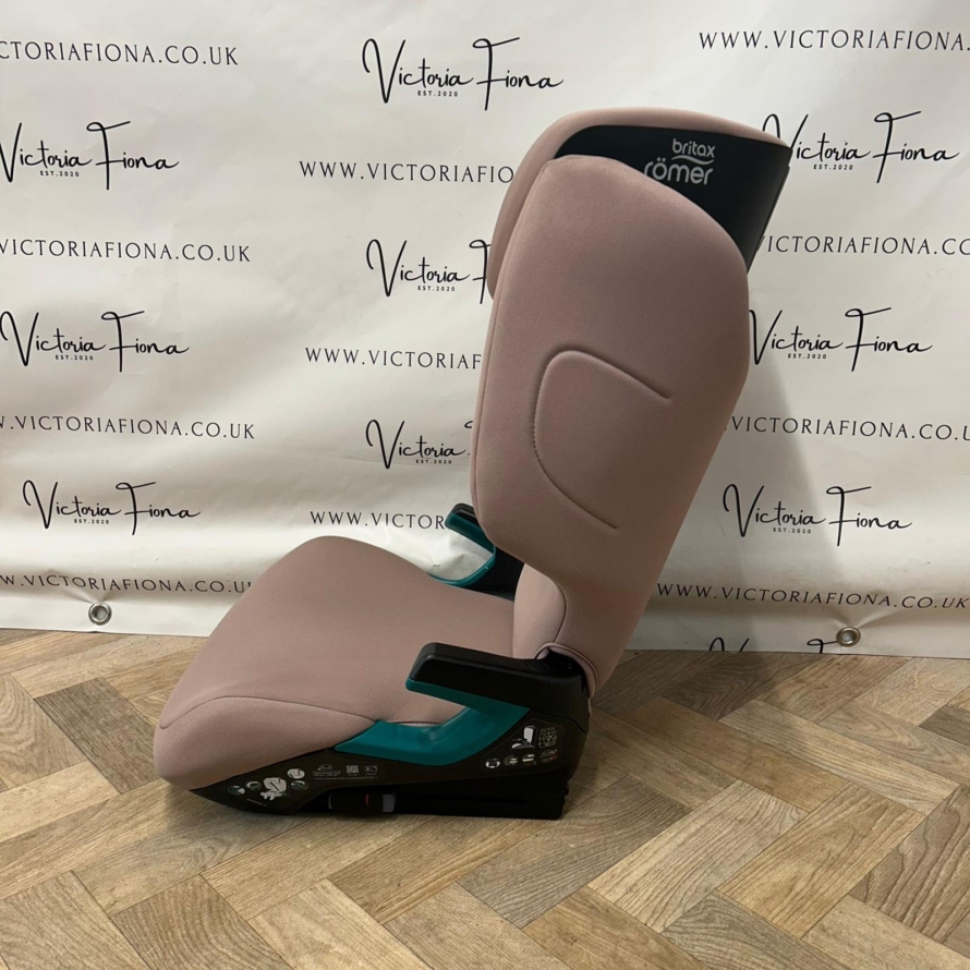 PRELOVED Britax Romer Discovery Plus2 High Back Booster Car Seat - Dusty Rose RRP£140 - Image 2