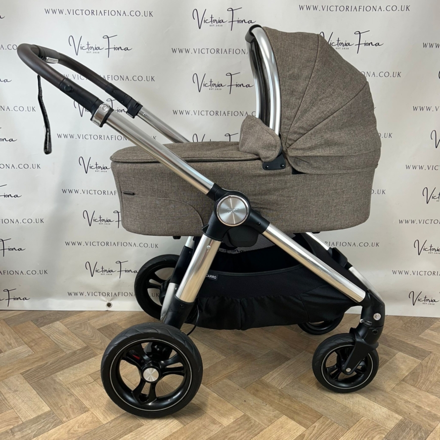 PRELOVED Mamas And Papas Ocarro Pushchair & Carrycot - Walnut Brown - Image 2