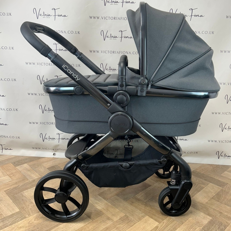 PRELOVED iCandy Peach 7 Pushchair with Maxi Cosi 360 Car Seat & Isofix - DARK GREY RRP£1983 - Image 4