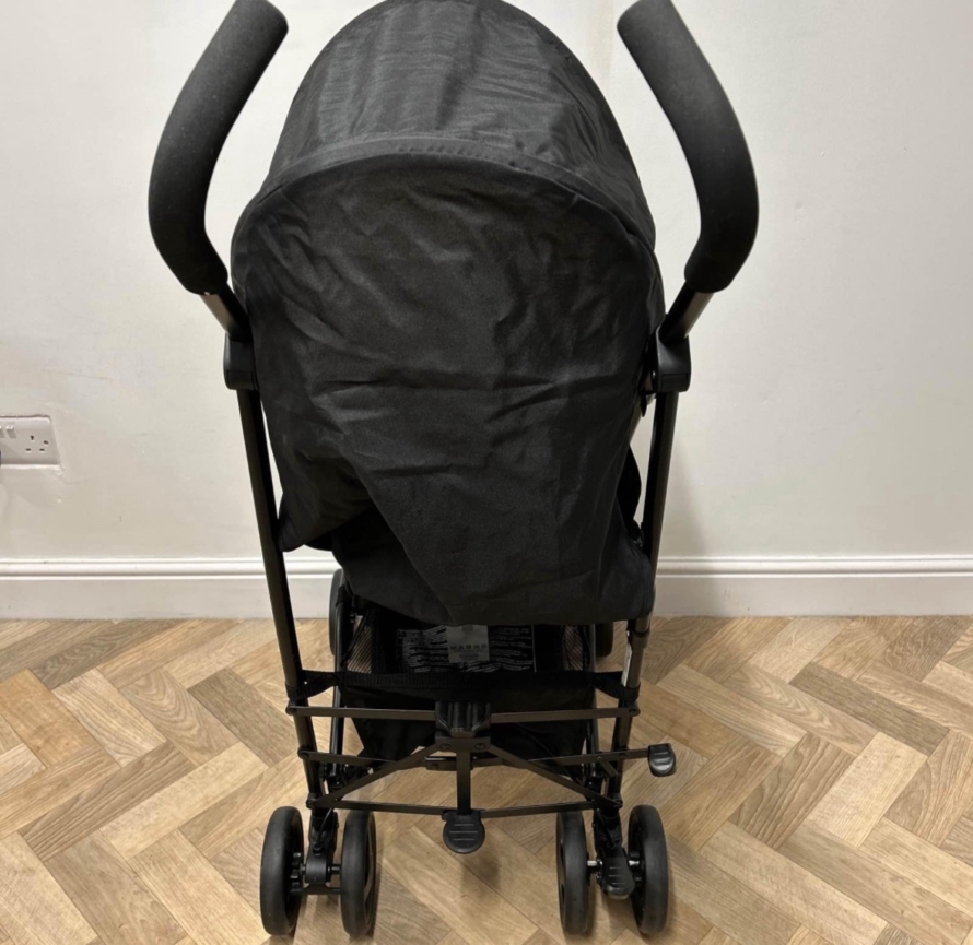 PRELOVED Graco Ezlite Lightweight Stroller Pushchair Black Birth-15kg RRP £50 - Image 3
