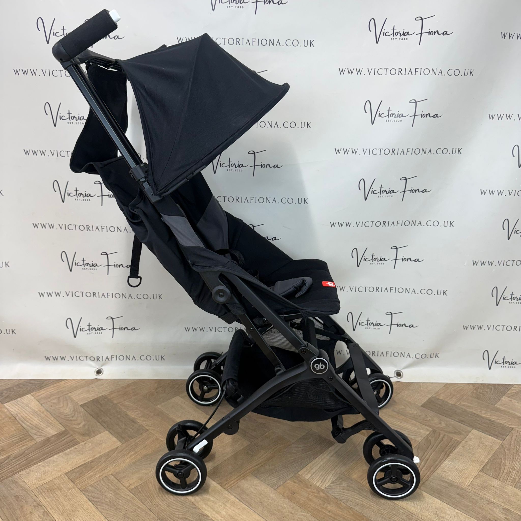 PRELOVED GB Pockit Plus All-Terrain CABIN APPROVED Stroller - Velvet Black - RRP £240 - Image 2