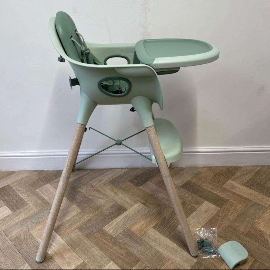 NEW Mamas & Papas Juice Highchair 2 In 1 - Eucalyptus Green RRP £120 6m - 5years - Image 2