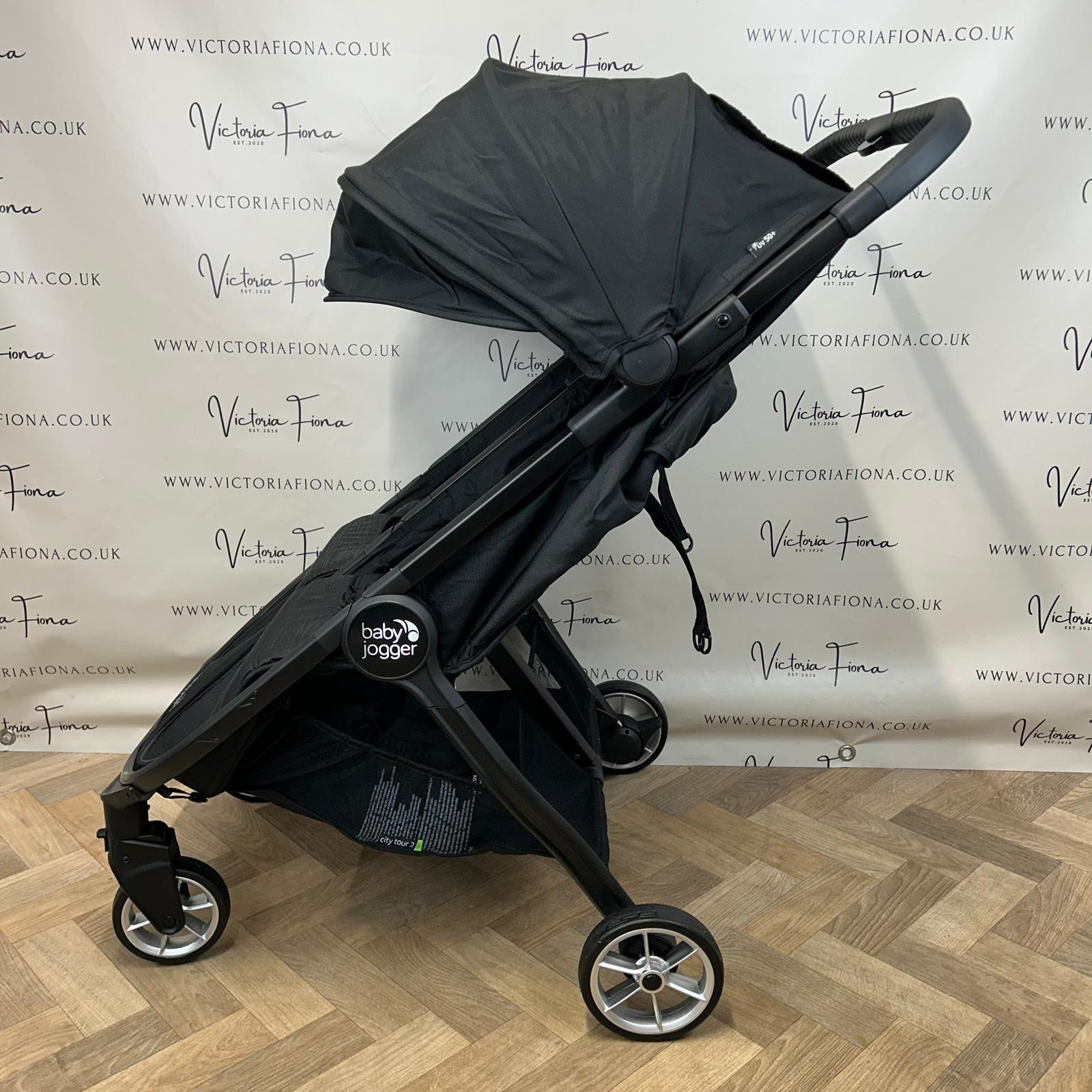 PRELOVED Baby Jogger City Tour 2 Double Stroller Pushchair - Opulent Black π¦ - Image 3