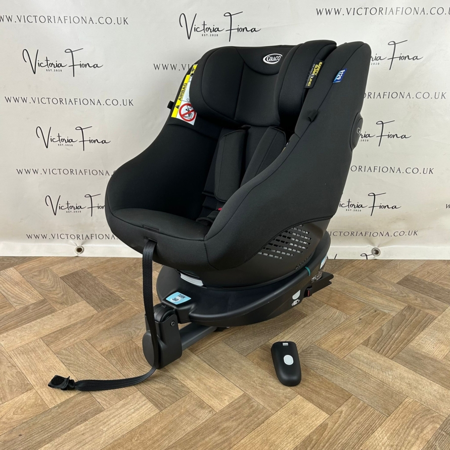 EX DISPLAY Graco Turn2Me i-Size R129 Isofix Rotating Car Seat-Midnight RRP£160