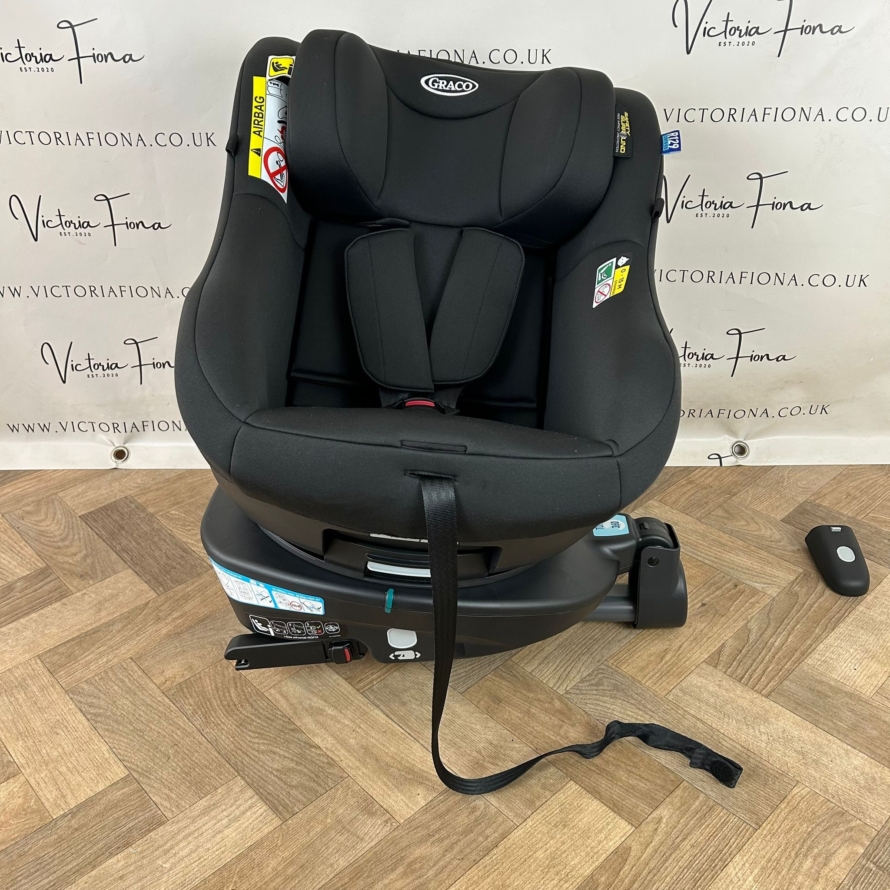 EX DISPLAY Graco Turn2Me i-Size R129 Isofix Rotating Car Seat-Midnight RRP£160 - Image 2