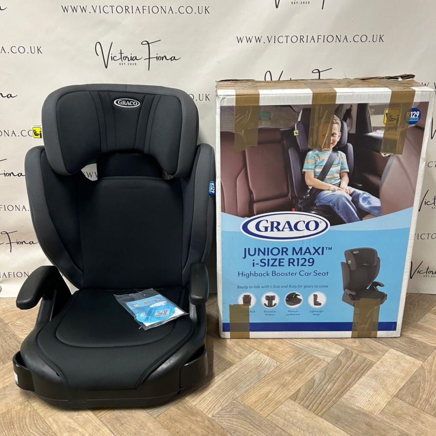NEW Graco Junior Maxi I-size High Back Booster Car Seat
