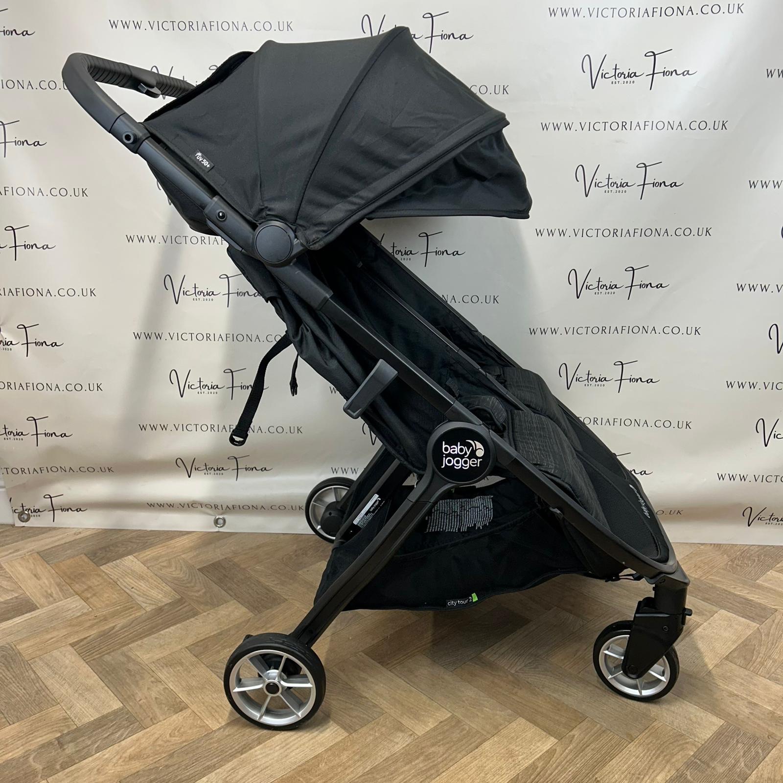 PRELOVED Baby Jogger City Tour 2 Double Stroller Pushchair - Opulent Black π¦ - Image 5
