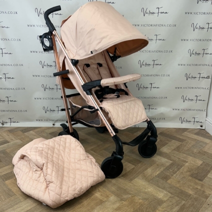 PRELOVED My Babiie MB51 Stroller - Billie Faiers Rose Gold Blush RRP£140