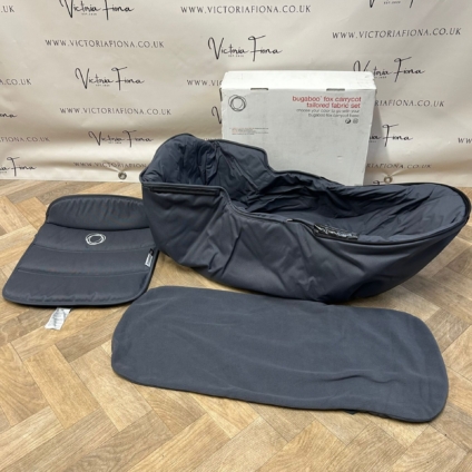 NEW Bugaboo Fox Steele Blue Carrycot Fabric