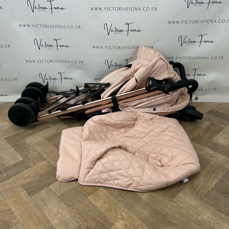 PRELOVED My Babiie MB51 Stroller - Billie Faiers Rose Gold Blush RRP£140 - Image 7