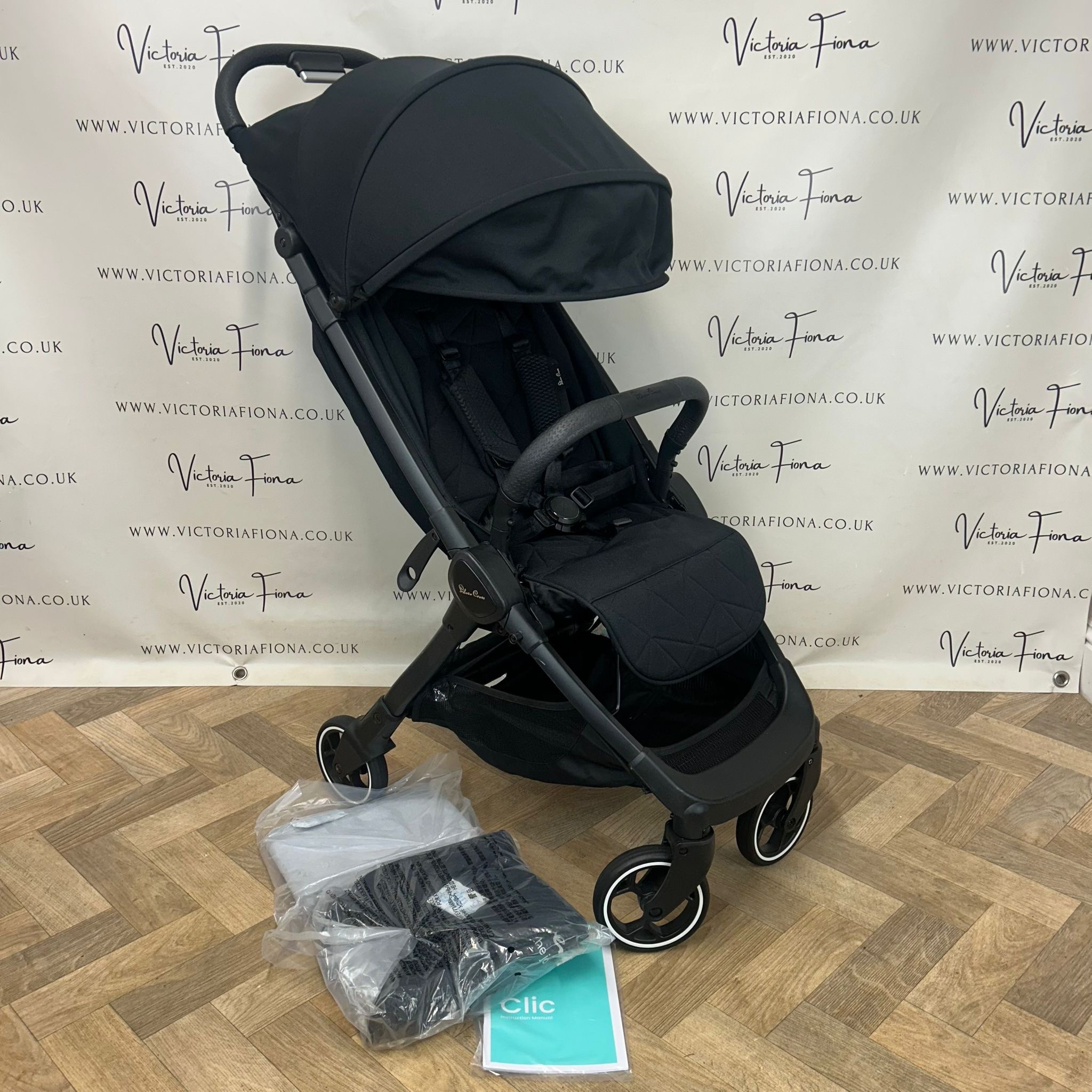 PRELOVED Silver Cross Clic Compact Stroller - Space Black RRP£295