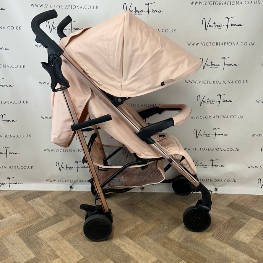 PRELOVED My Babiie MB51 Stroller - Billie Faiers Rose Gold Blush RRP£140 - Image 3