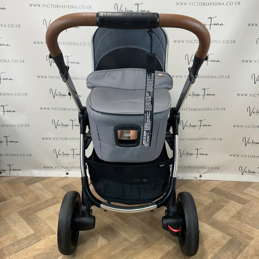 PRELOVED Mamas & Papas Ocarro Carrycot & Pushchair - Fossil Grey 🩶NEW CAR SEAT - Image 4