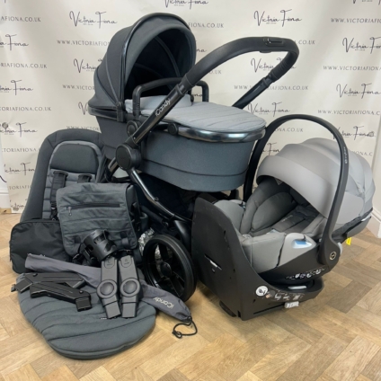 PRELOVED iCandy Peach 7 Pushchair with CYBEX 360 & ISOFIX - TRUFFLE GREY