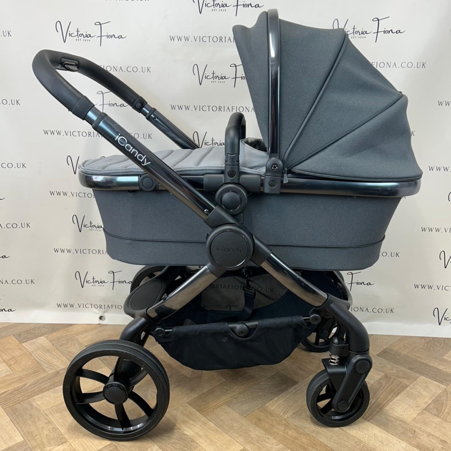 PRELOVED iCandy Peach 7 Pushchair with CYBEX 360 & ISOFIX - TRUFFLE GREY - Image 2