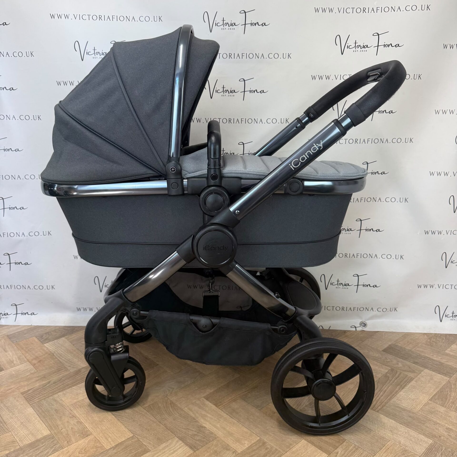 PRELOVED iCandy Peach 7 Pushchair with CYBEX 360 & ISOFIX - TRUFFLE GREY - Image 4