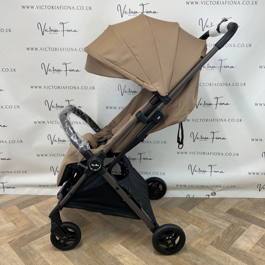 NEW Silver Cross Jet Compact Stroller - Cinnamon - Image 3