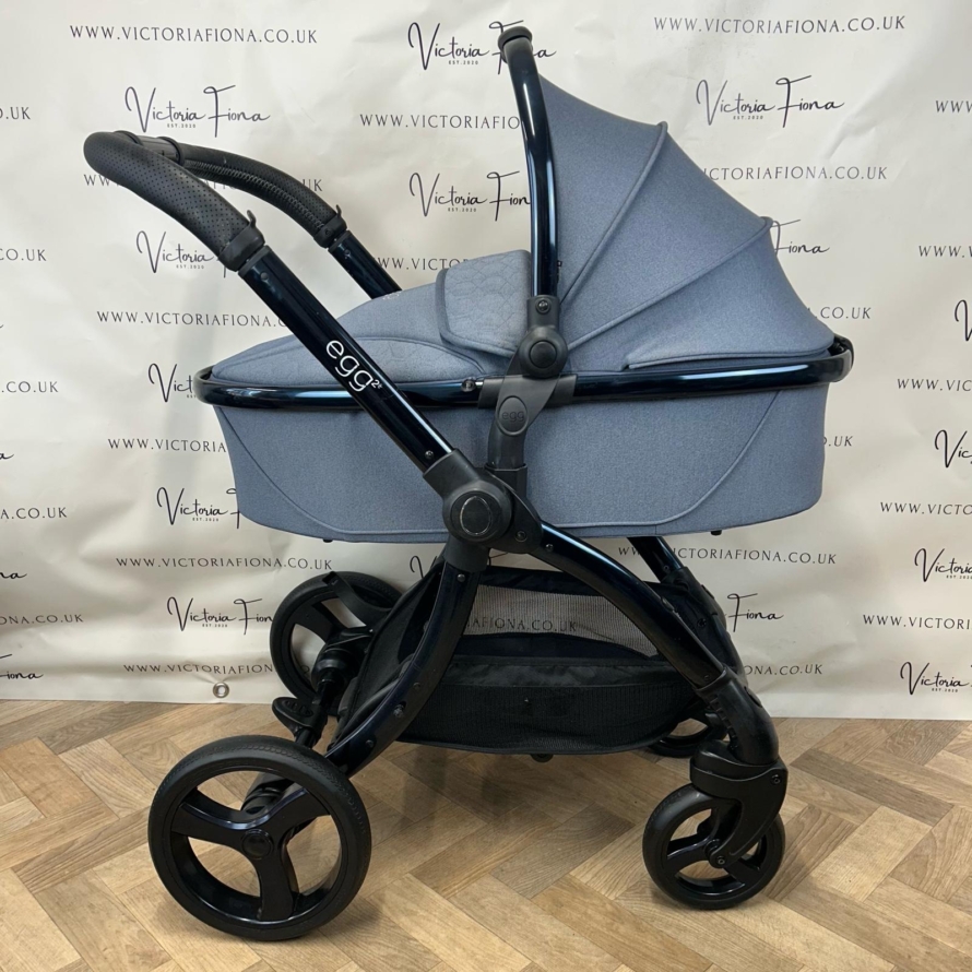 PRELOVED Egg2 Complete Travel System - Chambray Blue 💙 - Image 4