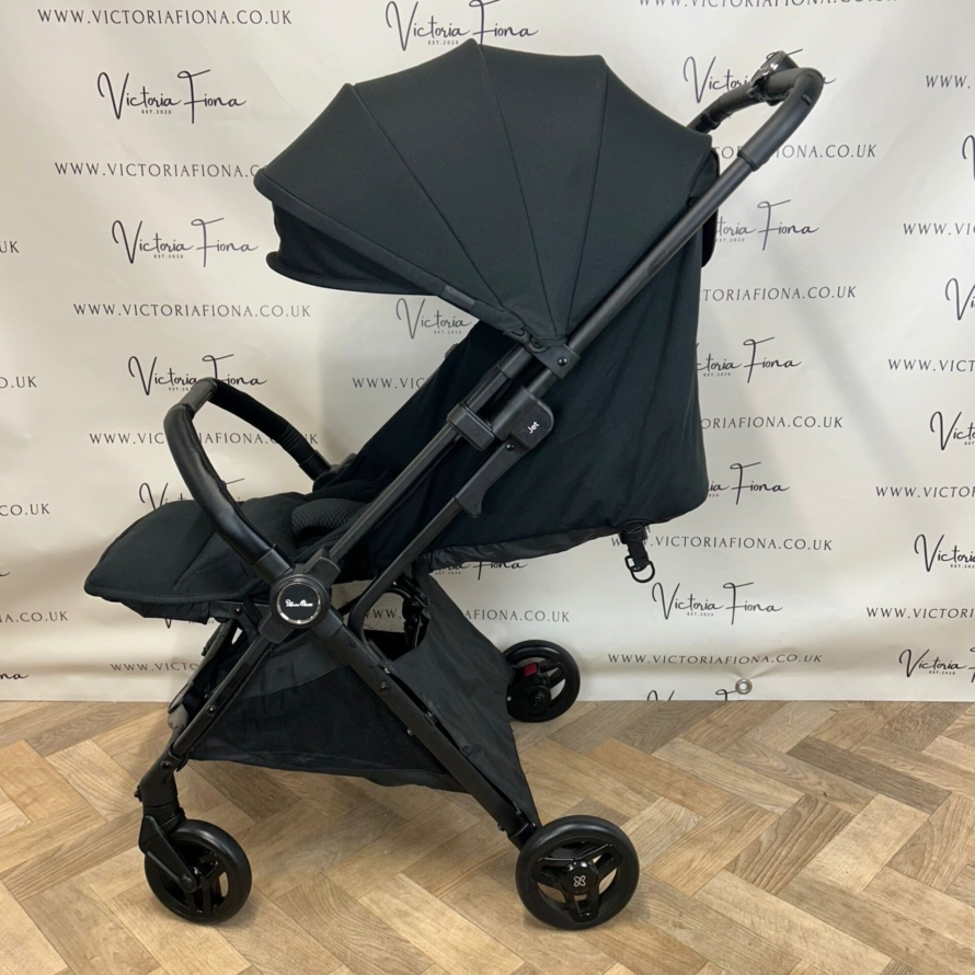 EX DISPLAY Silver Cross Jet Compact Stroller - BLACK - Image 5