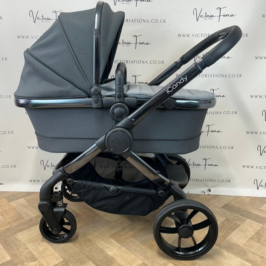 PRELOVED iCandy Peach 7 Pushchair with CYBEX 360 & ISOFIX - TRUFFLE GREY - Image 4